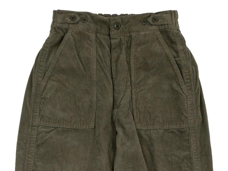 ordinary fits JAMES PANTS corduroy KHAKI