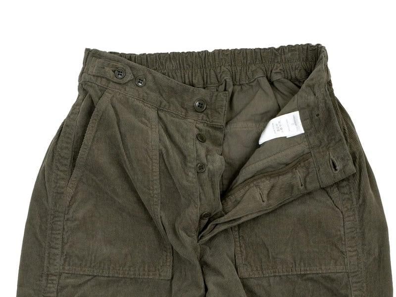 ordinary fits JAMES PANTS corduroy KHAKI