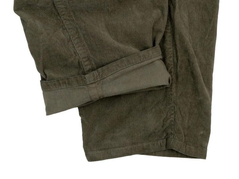 ordinary fits JAMES PANTS corduroy KHAKI