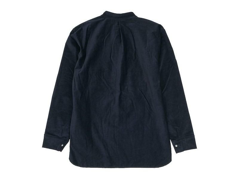 TATAMIZE STAND COLLAR SHIRTS NAVY