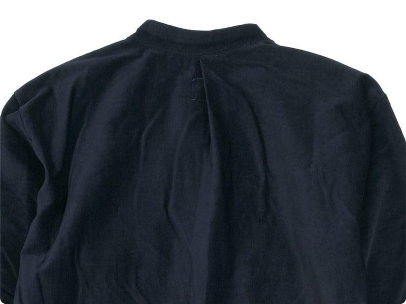 TATAMIZE STAND COLLAR SHIRTS NAVY