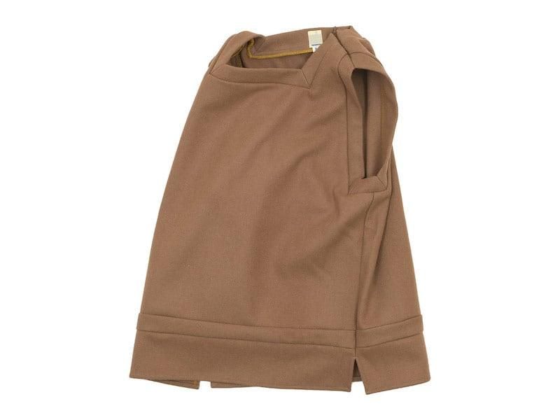 TATAMIZE SQUARE VEST CAMEL