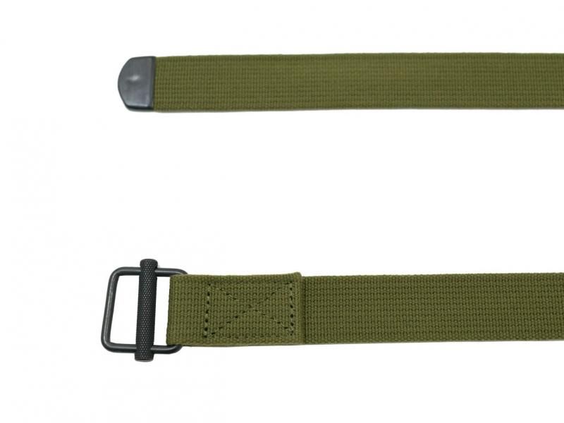 MHL. NARROW MILITARY BELT 180OLIVE