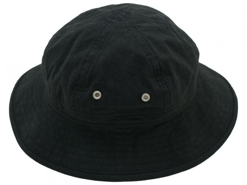 MHL. VINTAGE COTTON POPLIN HAT 010BLACK
