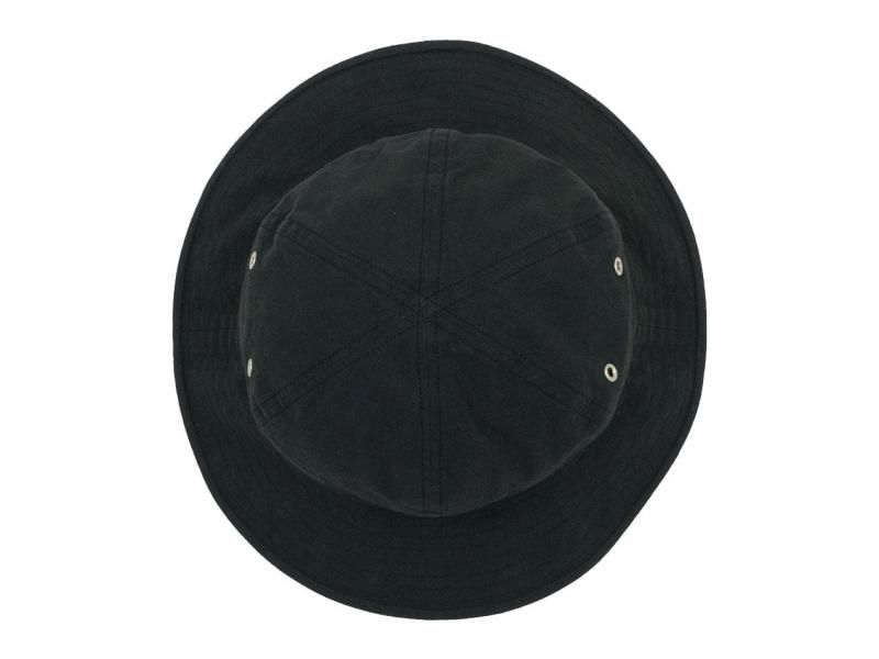 MHL. VINTAGE COTTON POPLIN HAT 010BLACK