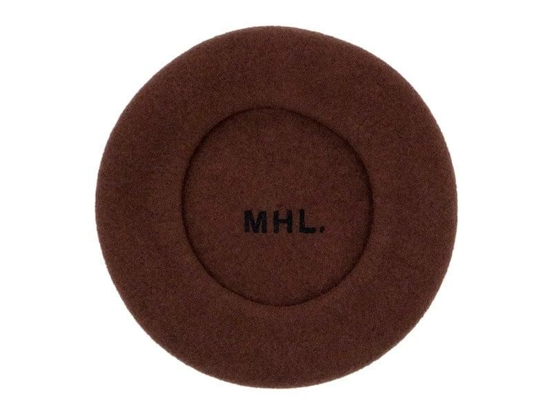 MHL. WOOL BERET 050BROWN