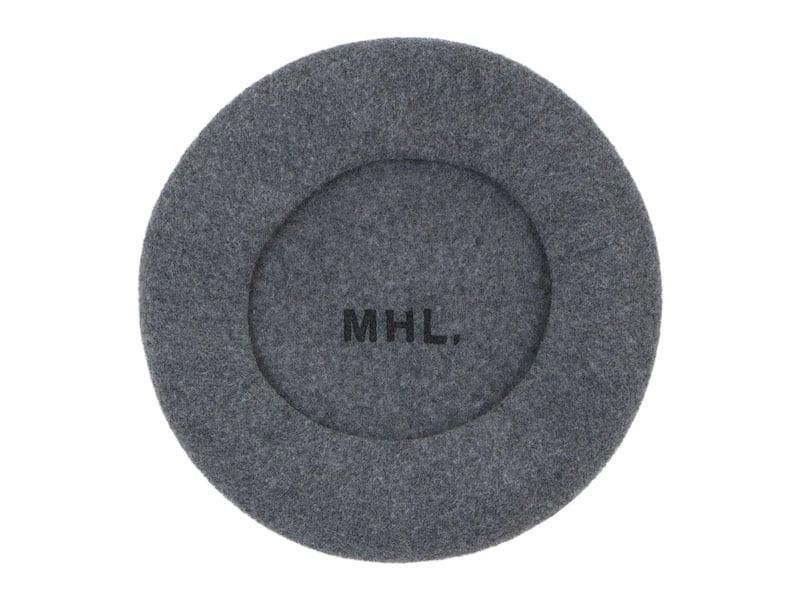 MHL. WOOL BERET 022GRAY