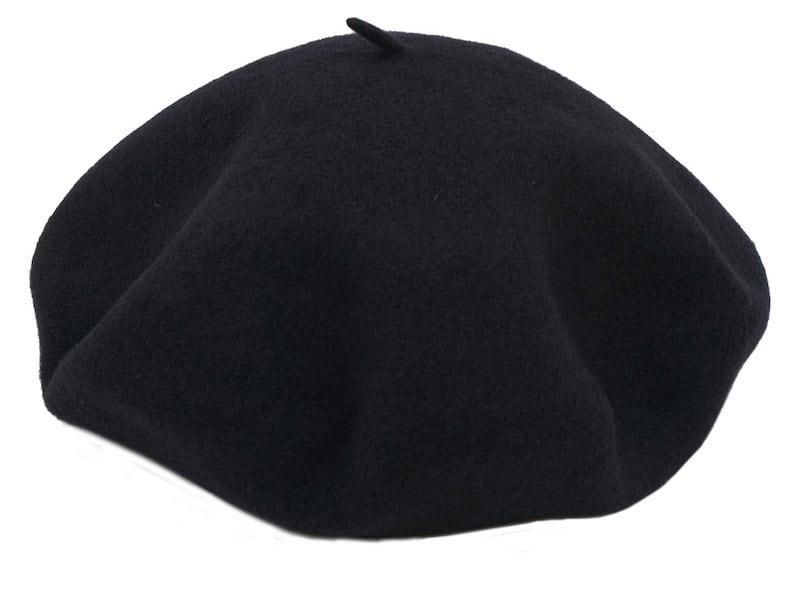MHL. WOOL BERET 010BLACK