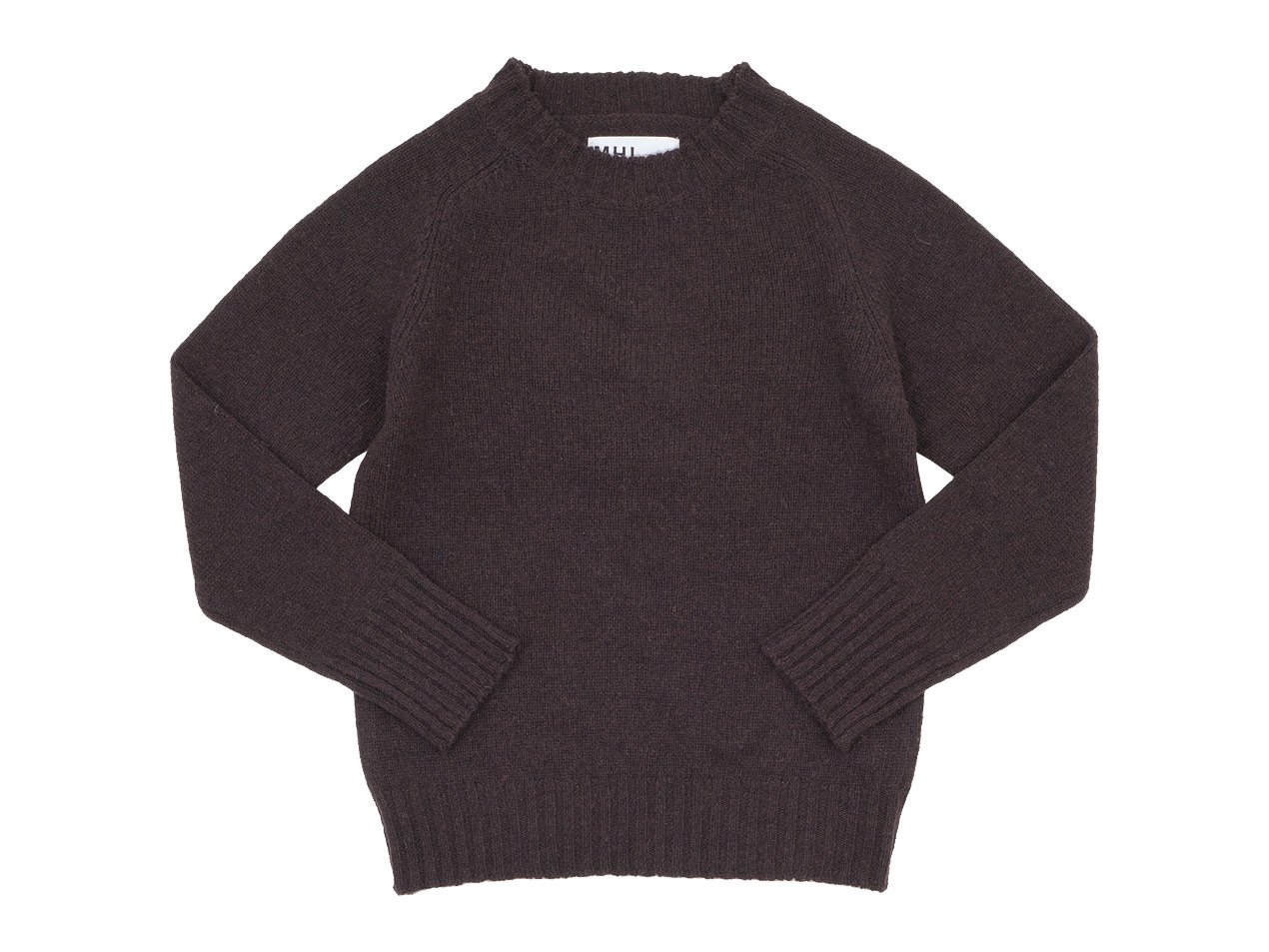 MHL. FINE SHETLAND 5G KNIT 052BROWN 〔レディース〕 MHL.通販