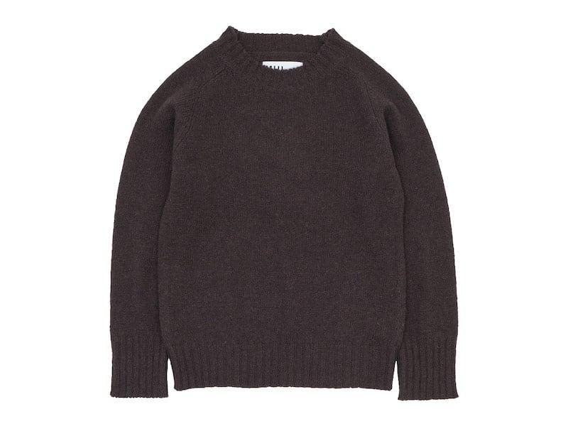 MHL. FINE SHETLAND 5G KNIT 052BROWN ̥ǥ