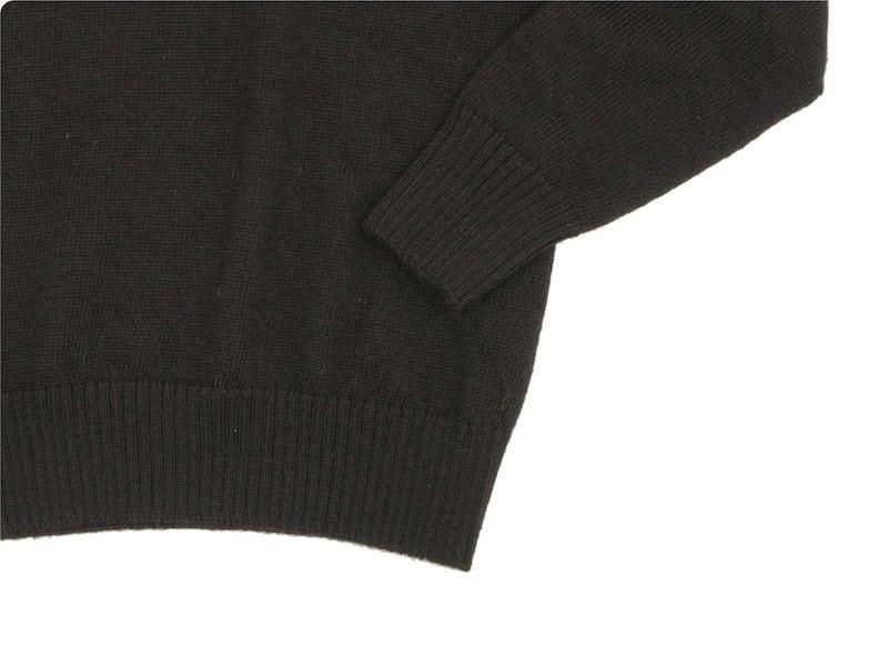 MHL. BRITISH MERINO SADDLE SLEEVE ROLL NECK KNIT 052BROWN ̥󥺡