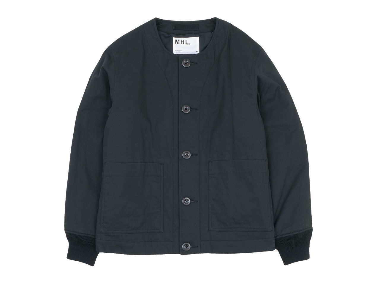 MHL. DRY COTTON TWILL INNER JACKET 010BLACK 〔メンズ〕MHL.通販・取扱い rusk（ラスク）