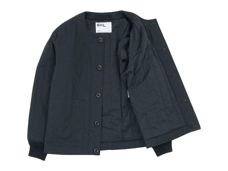 MHL. DRY COTTON TWILL INNER JACKET 010BLACK ̥󥺡