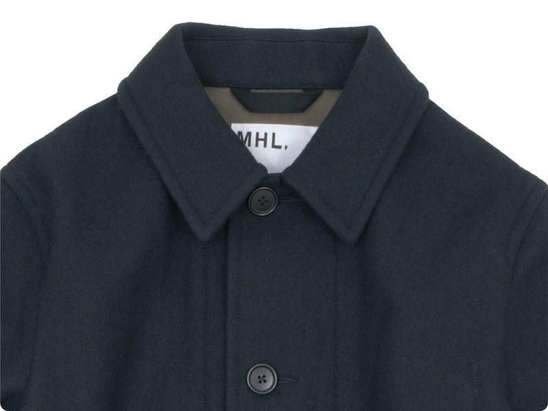 MHL. BASIC WOOL MELTON COAT 121NAVY ̥󥺡