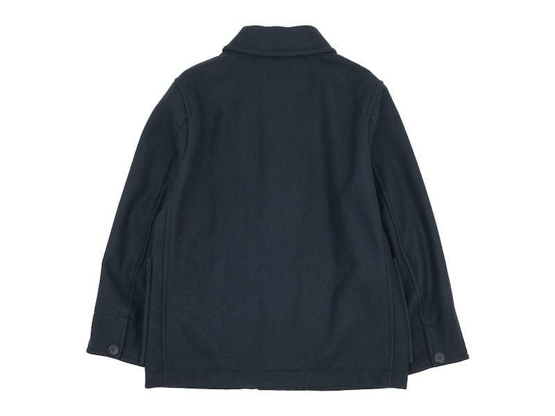 MHL. BASIC WOOL MELTON COAT 121NAVY ̥󥺡