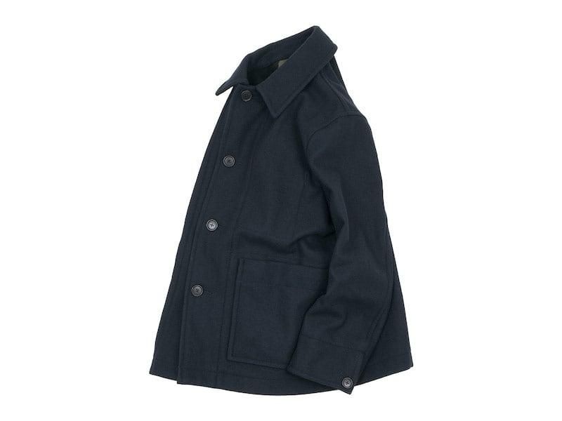 MHL. BASIC WOOL MELTON COAT 121NAVY ̥󥺡