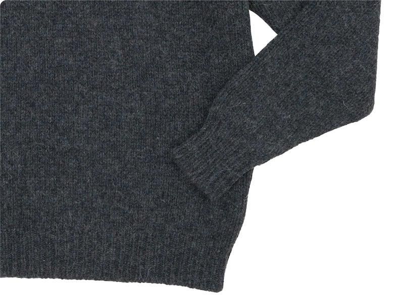 MARGARET HOWELL SHETLAND WOOL KNIT 020GRAY ̥󥺡