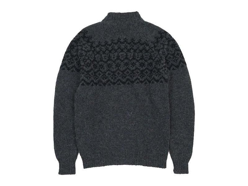 MARGARET HOWELL SHETLAND WOOL KNIT 020GRAY ̥󥺡