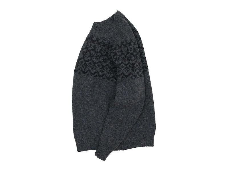 MARGARET HOWELL SHETLAND WOOL KNIT 020GRAY ̥󥺡