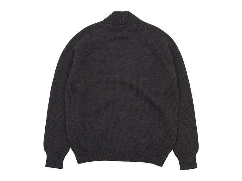 MARGARET HOWELL FINE MERINO WOOL KNIT CARDIGAN 052BROWN 〔メンズ