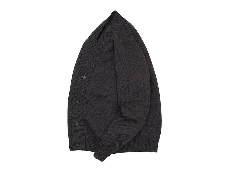 MARGARET HOWELL FINE MERINO WOOL KNIT CARDIGAN 052BROWN ̥󥺡