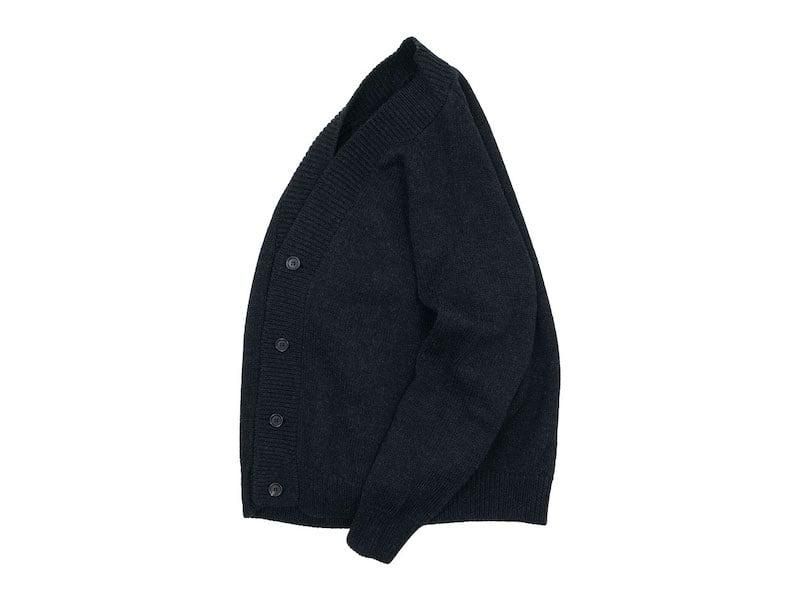 MARGARET HOWELL FINE MERINO WOOL KNIT CARDIGAN 023CHARCOAL ̥󥺡