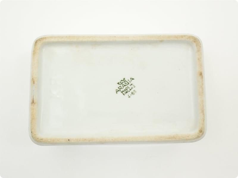 ARABIA バターケース ホワイトの通販・取扱い rusk（ラスク）