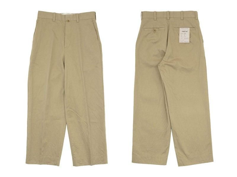 【新品未使用】YAECA チノパン カーキ サイズ34 楽天市場】ヤエカ YAECA（カラーカーキグリーン）（ズボン