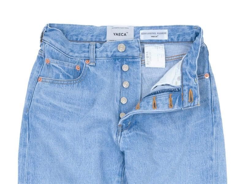 YAECA ǥ˥ ȥ졼 4-13U LIGHT BLUE ̥ǥ