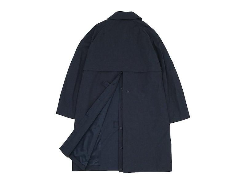 格安SALEスタート！ YAECA ステンカラーコート スタンダード NAVY 〔メンズ ジャケット・アウター