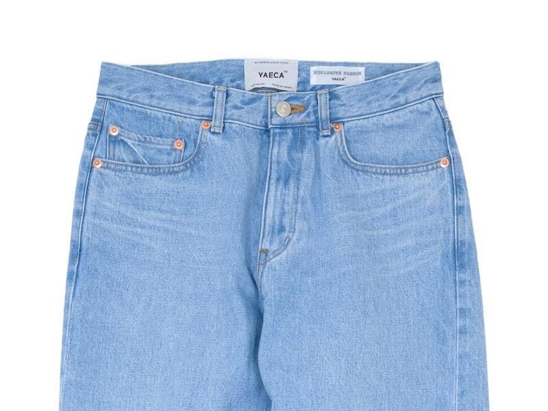 YAECA ǥ˥ 磻ɥȥ졼 13-13U LIGHT BLUE ̥󥺡