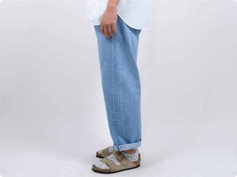 YAECA ǥ˥ 磻ɥȥ졼 13-13U LIGHT BLUE ̥󥺡