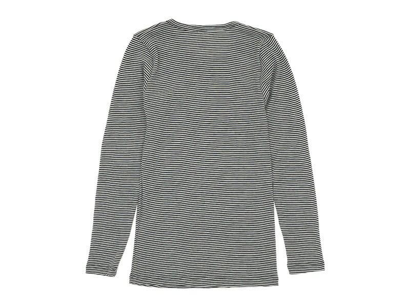 Tam Silk LONG SLEEVE BLACK x CREAM / BLACK x CREAM
