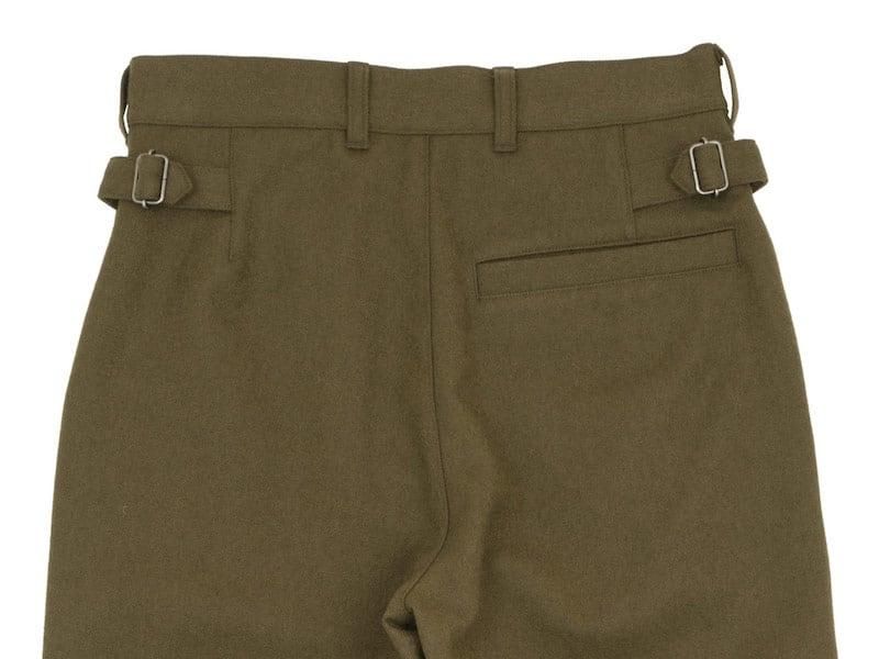 MHL. WOOL COTTON DRILL TROUSERS 180OLIVE ̥ǥ