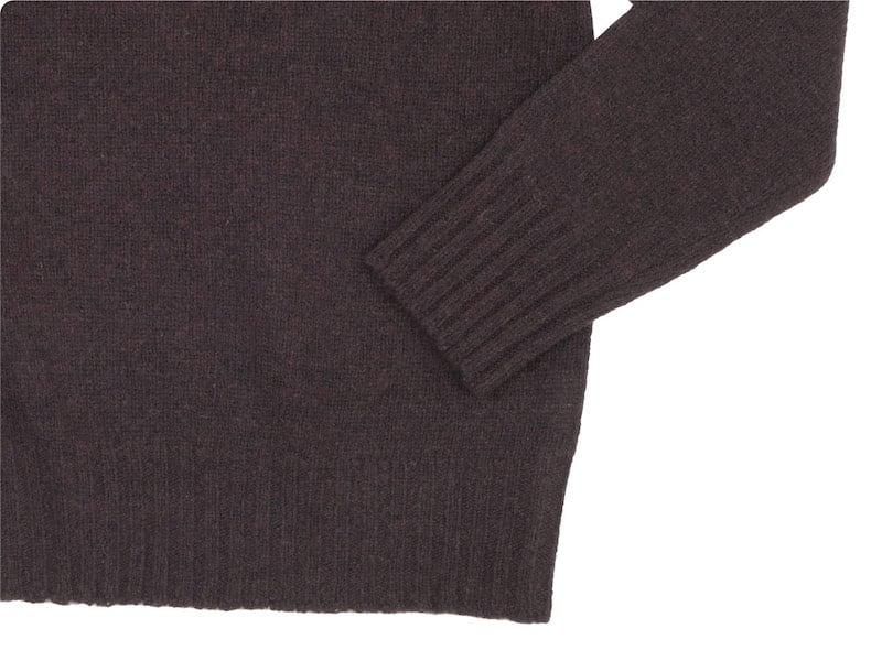 MHL. FINE SHETLAND 5G KNIT 052BROWN ̥󥺡