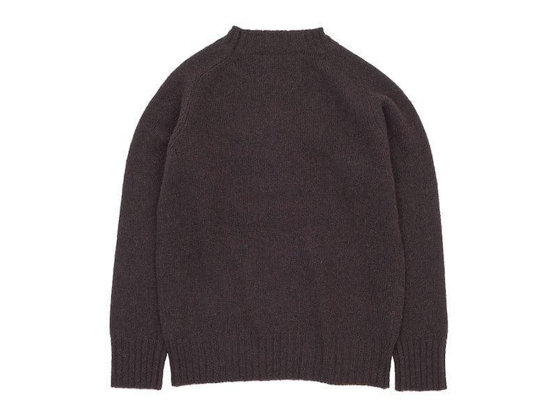 MHL. FINE SHETLAND 5G KNIT 052BROWN ̥󥺡