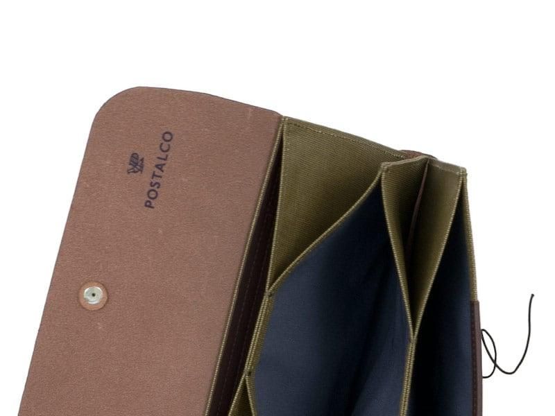 POSTALCO Postcard Wallet Olive Green