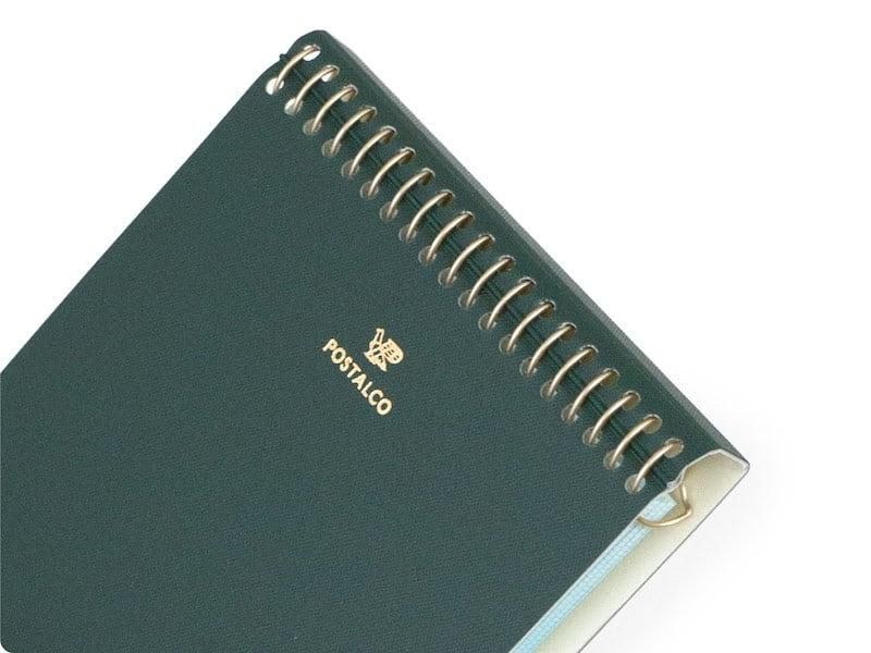 POSTALCO Notebook A6 Bank Green