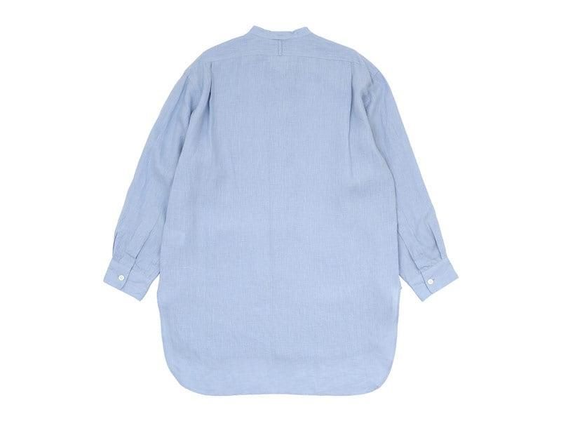 MARGARET HOWELL SHIRTING LINEN LONG SHIRTS 112BLUE ̥ǥ