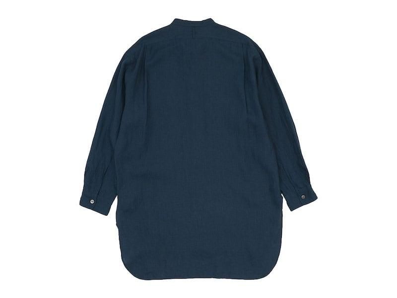 MARGARET HOWELL SHIRTING LINEN LONG SHIRTS 120NAVY ̥ǥ