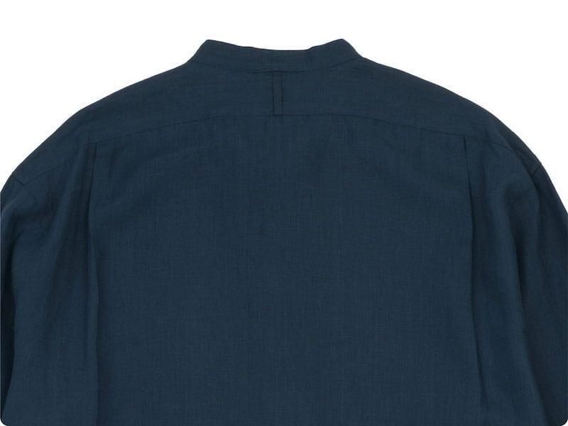 MARGARET HOWELL SHIRTING LINEN LONG SHIRTS 120NAVY ̥ǥ