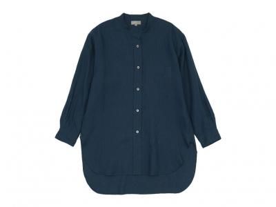 MARGARET HOWELL SHIRTING LINEN LONG SHIRTS 120NAVY ̥ǥ