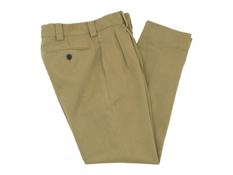 MARGARET HOWELL HEAVY COTTON DRILL TROUSERS 040BEIGE ̥󥺡