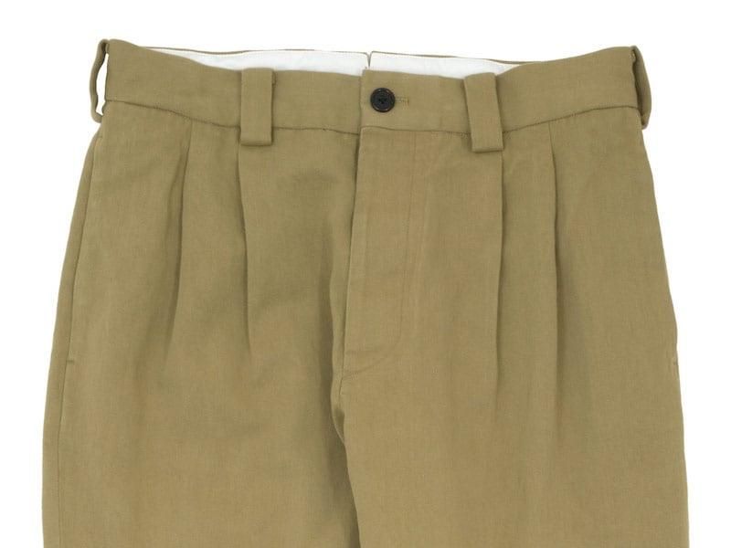 MARGARET HOWELL HEAVY COTTON DRILL TROUSERS 040BEIGE ̥󥺡