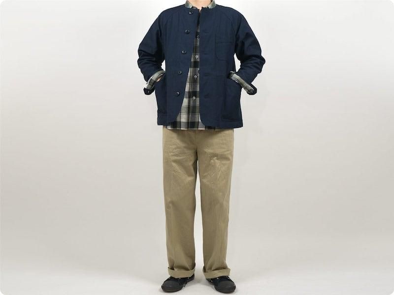 MARGARET HOWELL BOLD CHECK LINEN SHIRTS 041BEIGE ̥󥺡