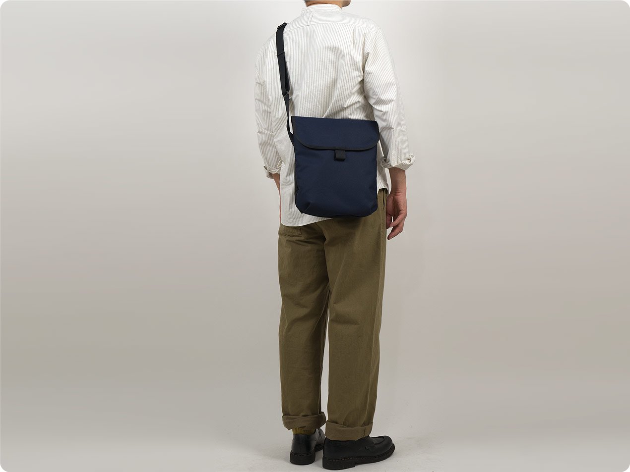 MARGARET HOWELL x PORTER CORDURA CANVAS A4 SIZE POUCH 120NAVY