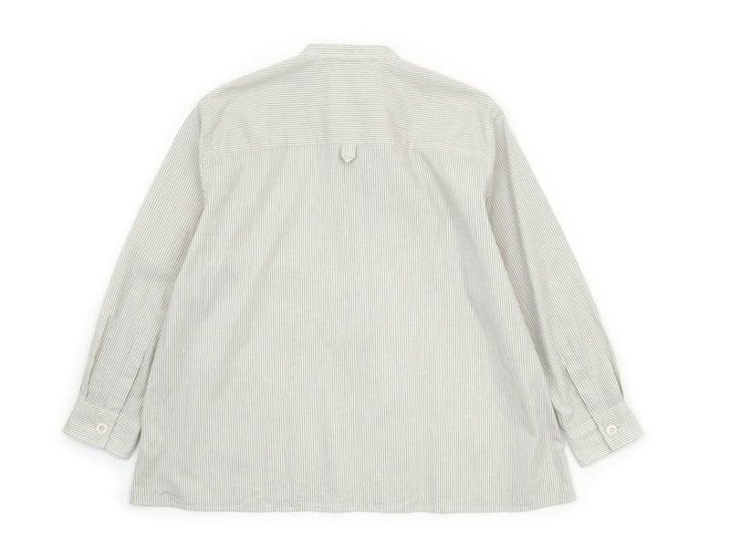 MHL. GRAPHIC COTTON STRIPE P/O SHIRTS 042BEIGE ̥ǥ