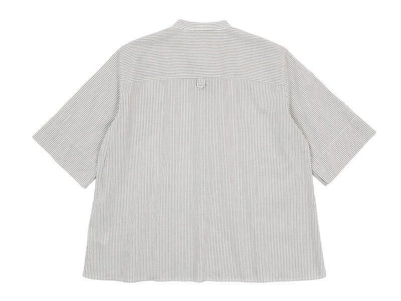 MHL. COTTON LINEN STRIPE S/S SHIRTS 034WHITE ̥ǥ
