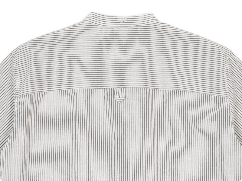 MHL. COTTON LINEN STRIPE S/S SHIRTS 034WHITE ̥ǥ