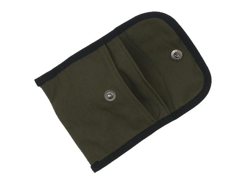 MHL. BASIC COTTON CANVAS POUCH SMALL 180KHAKI
